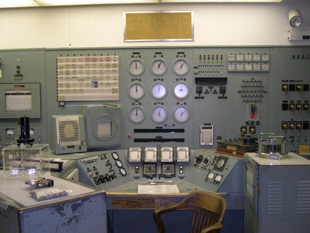The control room at B Reactor